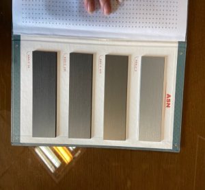 رنگ بودن پروفیل های الومینیومی