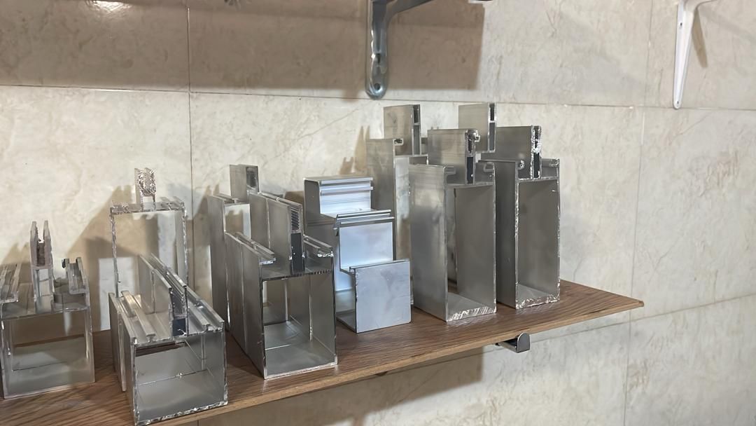 انواع لامل آلومینیومی نمای کرتین وال