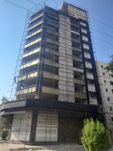 کرتین وال مدرن نمای ساختمان